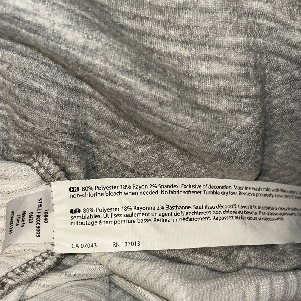 Balance Collection Women's Gray Textured Half-Zip Sweatshirt - Picture 7 of 8